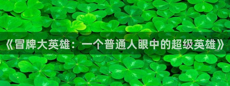 羞羞色漫xxsm：《冒牌大英雄：一个普通人眼中的超级英雄》
